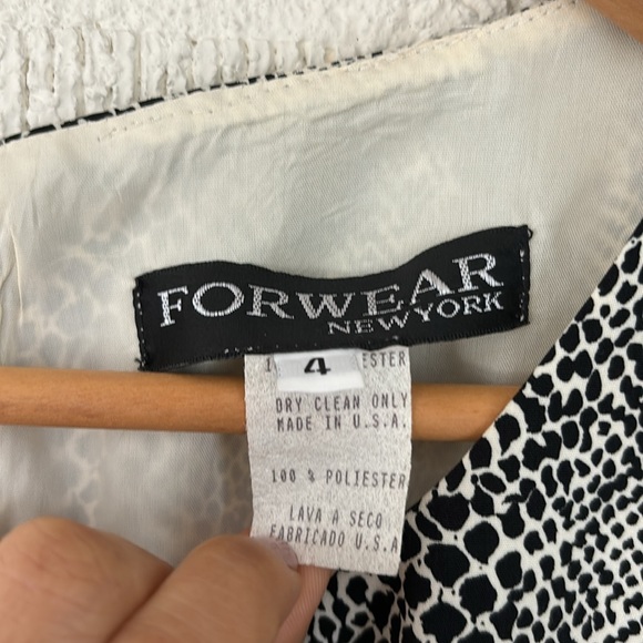 Forwear New York Size 4 Sleeveless Lined Shift Dress - Picture 5 of 8